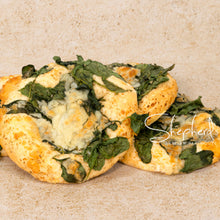 Load image into Gallery viewer, Wilted Spinach and 3 Cheese Sciachiatta 4 Pack 600g