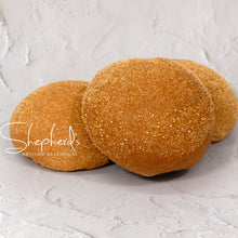 Load image into Gallery viewer, Burger Rolls Rye Round 6 Pack 480g