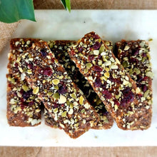 Load image into Gallery viewer, Fig &amp; Cranberry Bars (GF DF V) (Box - 6 pcs)
